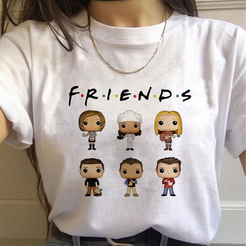 Friends TV Shows T-shirts - F.R.I.E.N.D.S Action Figures T-Shirt