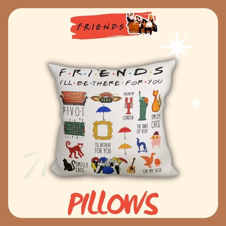 Friends TV Show Pillows 1 - Friends TV Show Shop