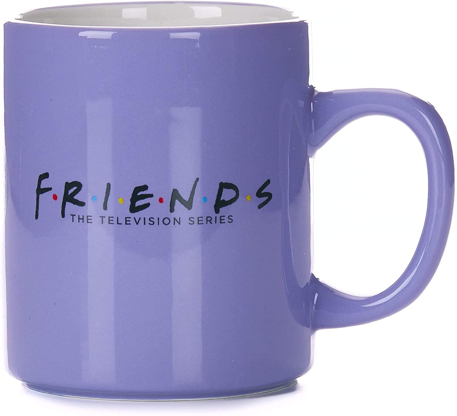 FRIENDS X SHEIN Purple 250ml Ceramic Mug With Golden Handle